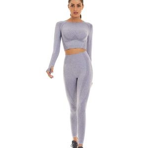 Work out Set- Purple ish Grey